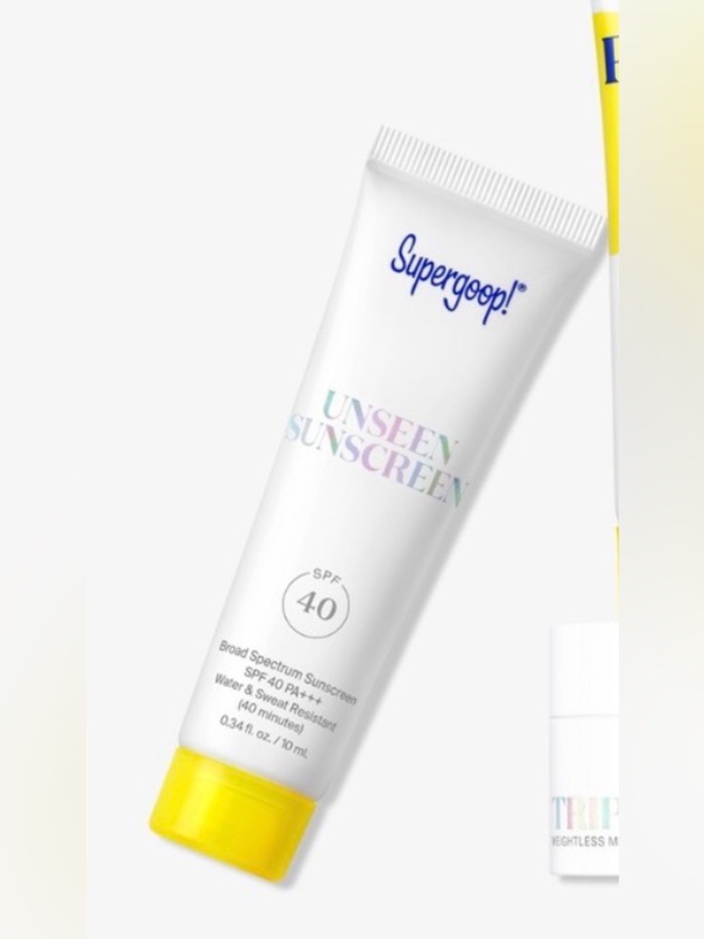 Supergoop! Unseen Sunscreen SPF 50 Invisible Sun Protection Deluxe Sample NEW
